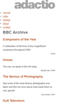 Mobile Screenshot of bbc.adactio.com